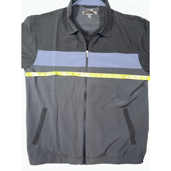 Pebble Beach Logo Full Zip Golf Jacket Men’s Size Medium Wind Water Resistant - Picture 3 of 6